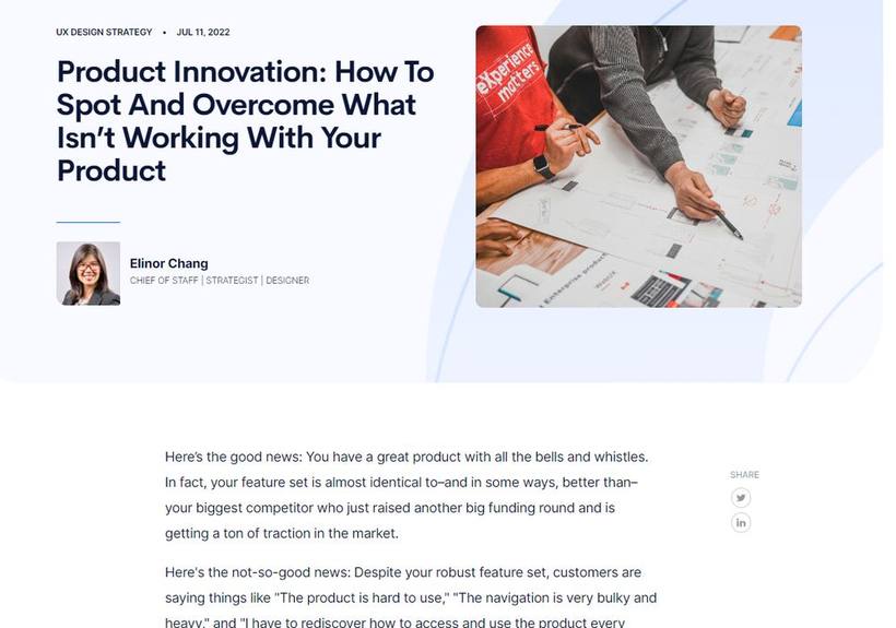Product innovation article